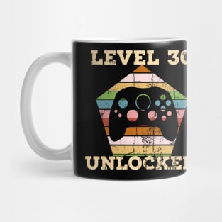 Level 30 complete. Gamers birthday tshirts Mug